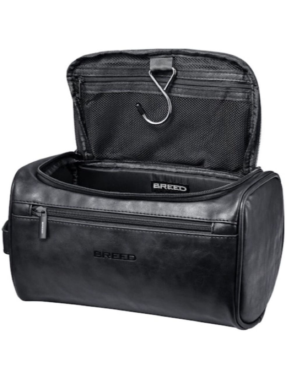 BREED LEATHER TRAVEL DOPP KIT BLACK
